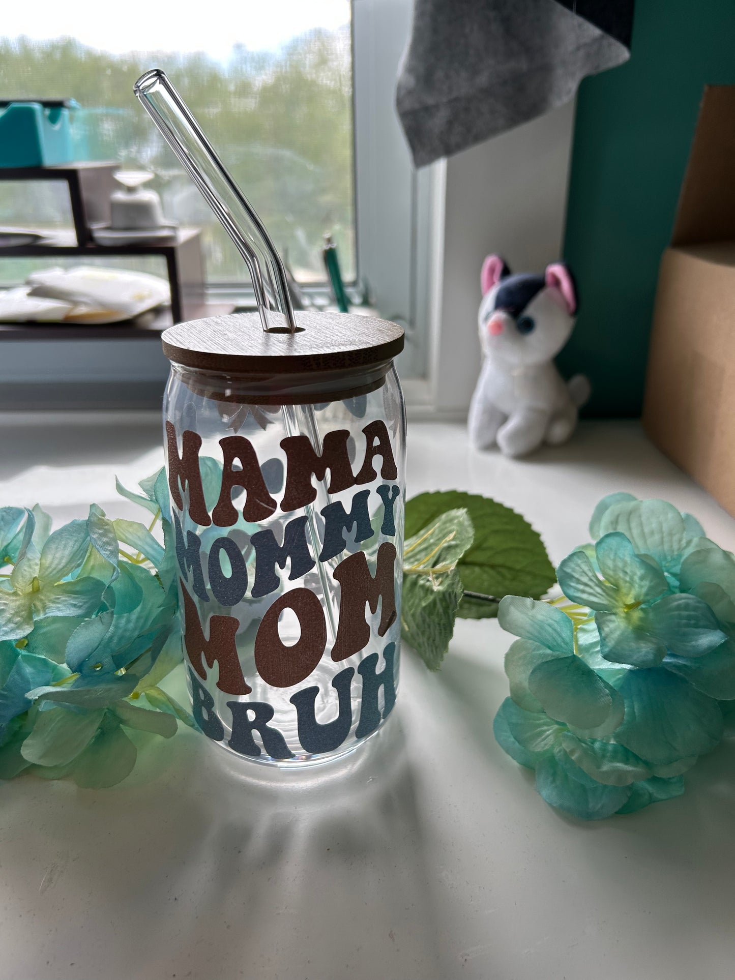 16 oz. Glass Can Cup